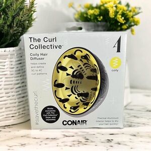 Conair Gold Hair Diffuser for Coily Hair